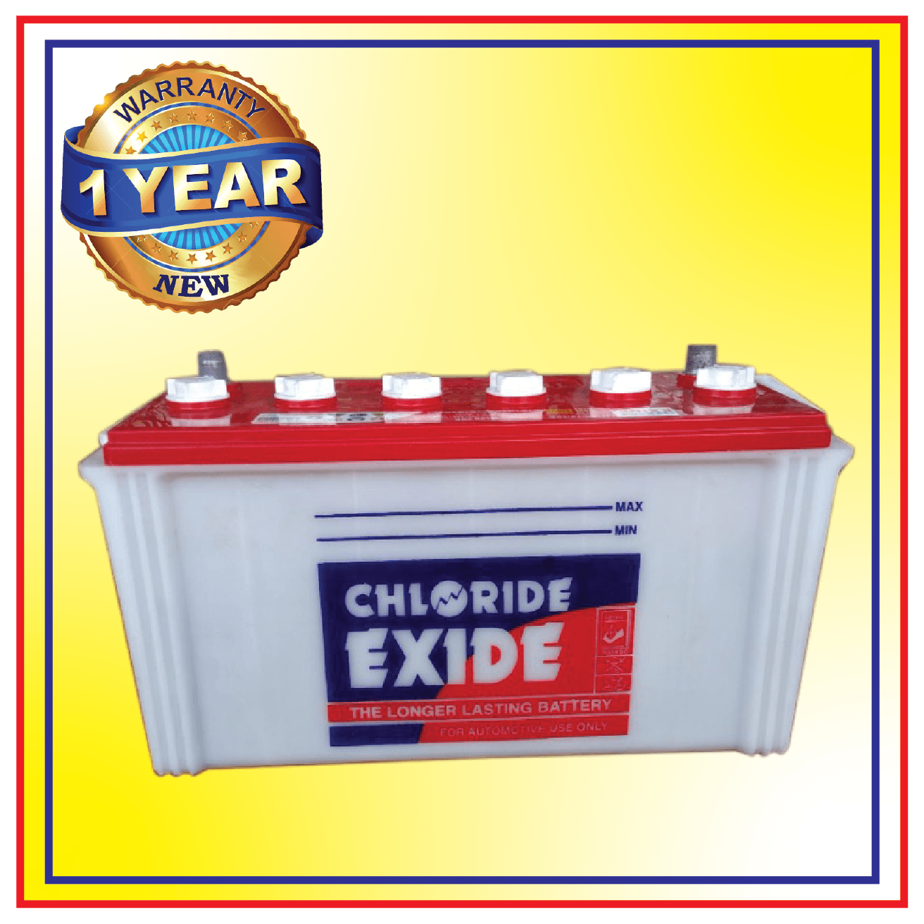 Chloride Exide N100 Acid Battery Rift Solar and Electronics
